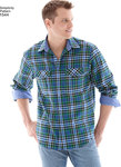 Men´s Shirt with Fabric Variations