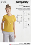 Knit Top with Multiple Pieces for Design Hacking