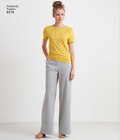 Knit Pant with Two Leg Widths and Options for Design Hacking
