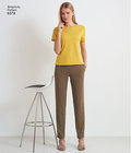 Knit Pant with Two Leg Widths and Options for Design Hacking