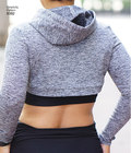 Sports Bra, Leggings with Attached Skirt and Mini Hoodie