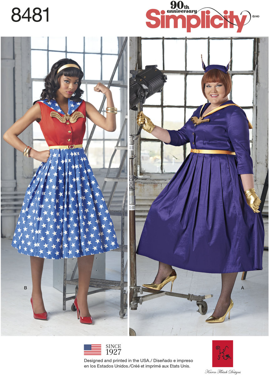 Simplicity 8481 Rockabilly kjoler | FJØLNER Simplicity 8481 Rockabilly kjoler | FJØLNER