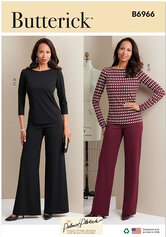 Knit tops and pants. Butterick 6966. 