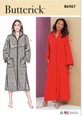 Coat and robe. Butterick 6967. 