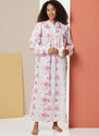 Nightgown with sleeve and length variations