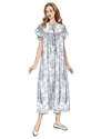 Nightgown with sleeve and length variations