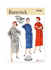 Box coat. Butterick 7020. 