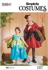Childrens and Girls Costumes by Andrea Schewe Designs. Simplicity 9841. 