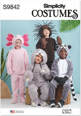 Childrens Animal Costumes by Andrea Schewe Designs. Simplicity 9842. 