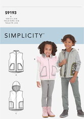 Childrens Vest. Simplicity 9193. 