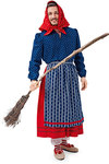 Witch, Partner style Blouse, Skirt, Apron, Bloomers, Scarf