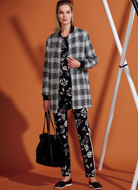 Lined Zip Jacket, Knit Tunic, Leggings, and Pants. Vogue 9275. 