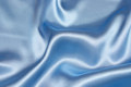 Polyestersatin in light blue