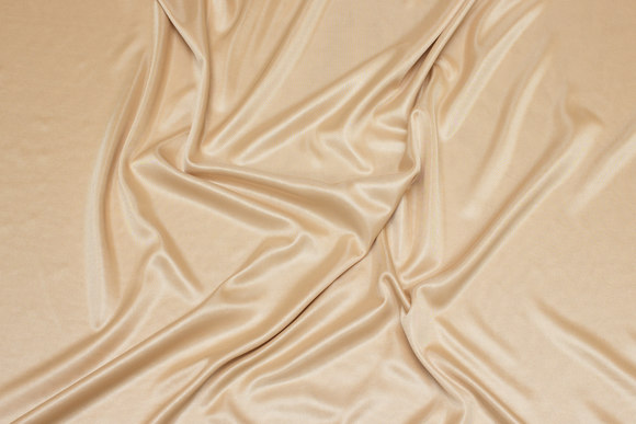 Shiny charmeuse-lining in nude-colored