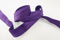 Elastic bias drape purple 2cm