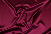 Wine-red stretch-satin