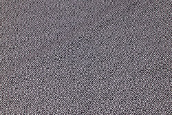 Black cotton with white micro-dot