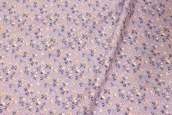 Dusty-purple blouse viscose with small flowers