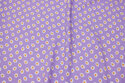 Light-purple blouse viscose with small daisies