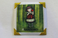 Santoro motiv green 7 x 7 cm