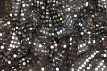 Silver-black glimmer-fabric in gorgeous quality