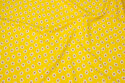 Yellow blouse viscose with small daisies