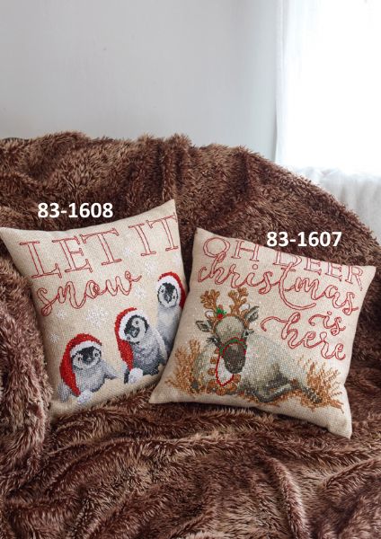 Pillow covers with deer