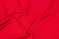 Soft, red viscose mousselin