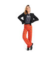 Straight Leg Pants and Trousers with Stretch Waistband