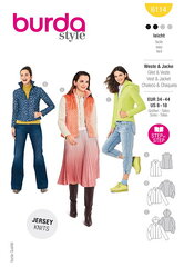 Waistcoat, Vest, Jacket. Burda 6114. 