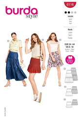 Skirt. Burda 6116. 