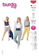 Trousers and Pants. Burda 6124. 