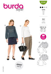 Tops and blouses. Burda 6144. 