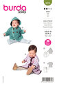 Babies Hooded Jacket, Coat with Tie Bands