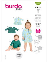 Babies Top and Dress. Burda 9277. 