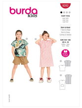 T-shirt and dress. Burda 9282. 