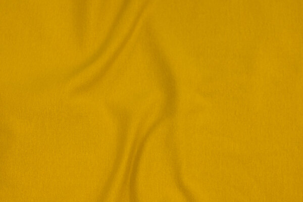 Curry yellow rib-fabric
