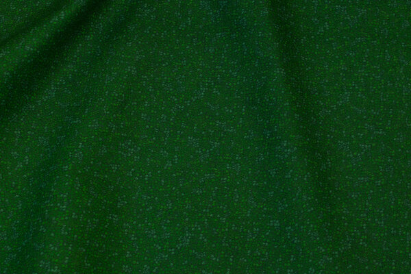Dark green patchwork cotton with speckles