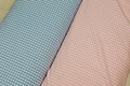 Kitchen checkered cotton in many colors with 4 mm checkers