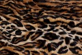 Jaguar fake fur in brown-black