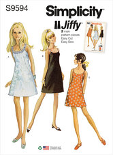 Vintage jiffy dress. Simplicity 9594. 