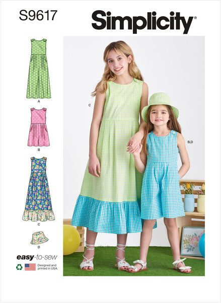 Childrens and girls jumpsuit, romper and dress