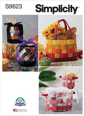 Fabric Baskets by Carla Reiss Design. Simplicity 9623. 