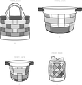 Fabric Baskets by Carla Reiss Design