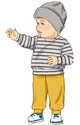 Babies Knit Dress, Top, Pants, Hat and Headband
