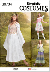 Costumes by Andrea Schewe Designs. Simplicity 9734. 