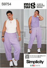 Tops and Cargo Pants by Mimi G Style. Simplicity 9754. 