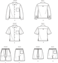 Mens Shirts and Shorts by Norris Danta Ford