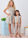Childrens and Girls Dress, Top and Pants