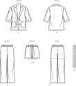Childrens and Girls Jacket, Pants and Shorts for American Sewing Guild